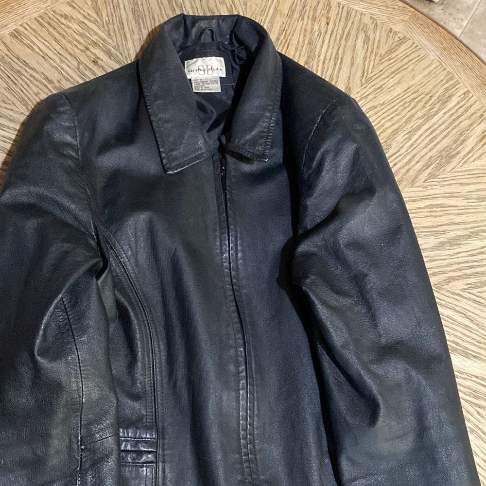 Leather jacket